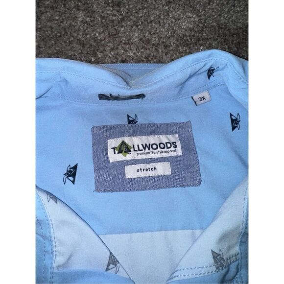 Men’s bottom down 3XL Tall Woods polo - Picture 5 of 6